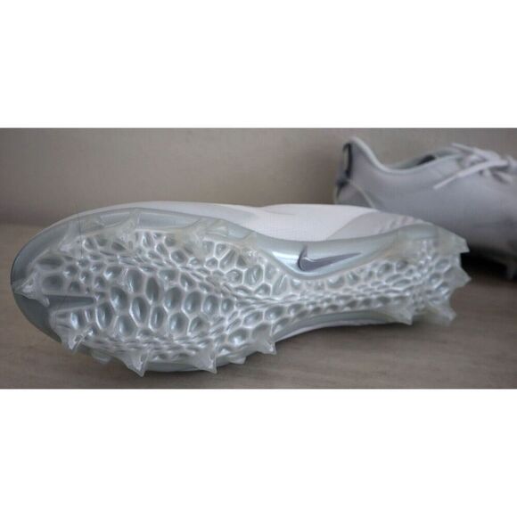 Nike CW4439-110 Men Sz 10.5 White Alpha Huarache 8 Pro Lax Lacrosse Cleats - Picture 4 of 8
